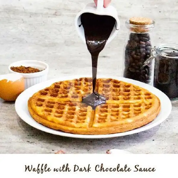 with Dark Chocolate Sauce (s) | pocoyo waffle cab. BG juction