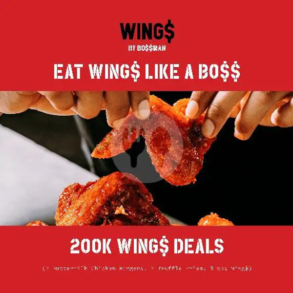 Wings Deals 200k | Wings by Boss Man, Menteng