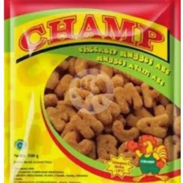 CHAMP CHIKEN NGT ALPHABET 500GR | Pelangi Frozen Foods, P. Komaruddin