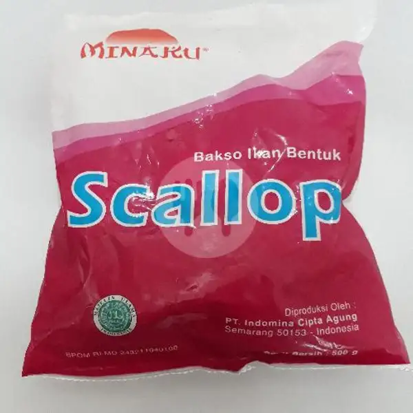 Minaku Scallop 500 G | Daniswara Frozenfood