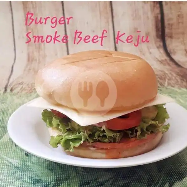 Burger Smoke Beef Keju | Jawara Cafe, Batang