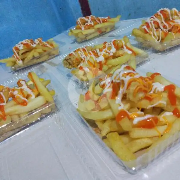 Happy Chips ( 5 Potatoes Rasa free1  ) | Kedai Kopi Blue (Kopi Original, Burger, Kebab), Malang