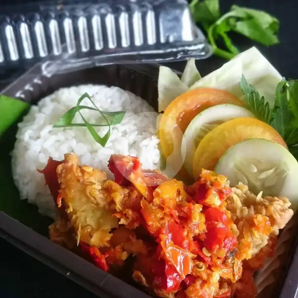 Nasi + Ayam Geprek | Nufatha Box, Perumnas