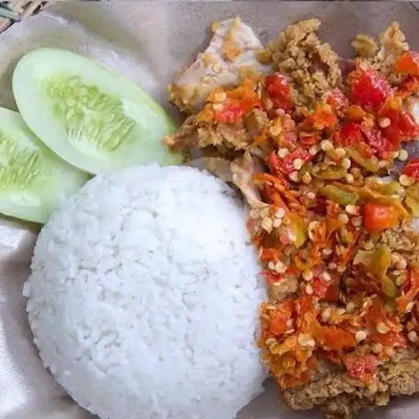 Nasi Ayam Geprek Fillet Sambel Joss | Warung Mantune