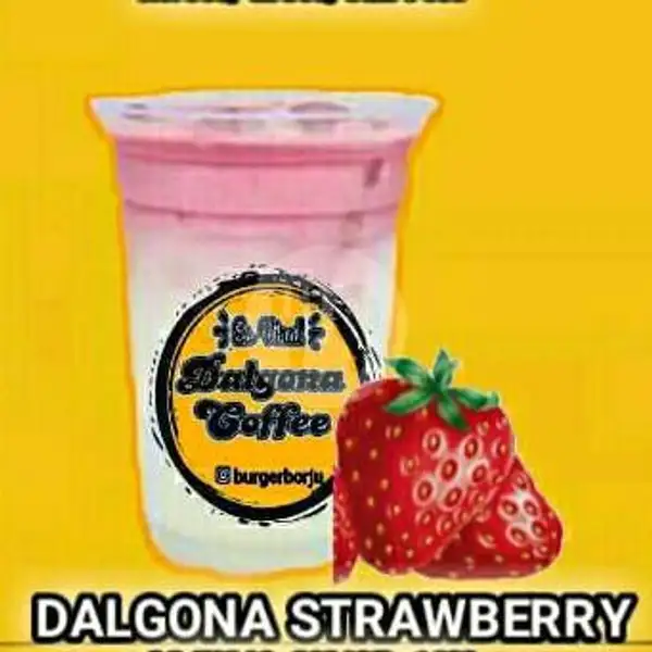 Dalgona Strawberry | Burger Borju Citayam