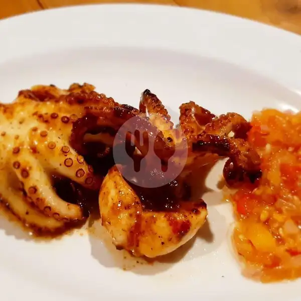 Baby Gurita Bakar Double Porsi | Seafood Seagood, Kebonkopi