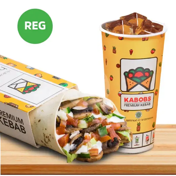 Reg Combobs Vegetable Kebab | KABOBS – Premium Kebab, DMall