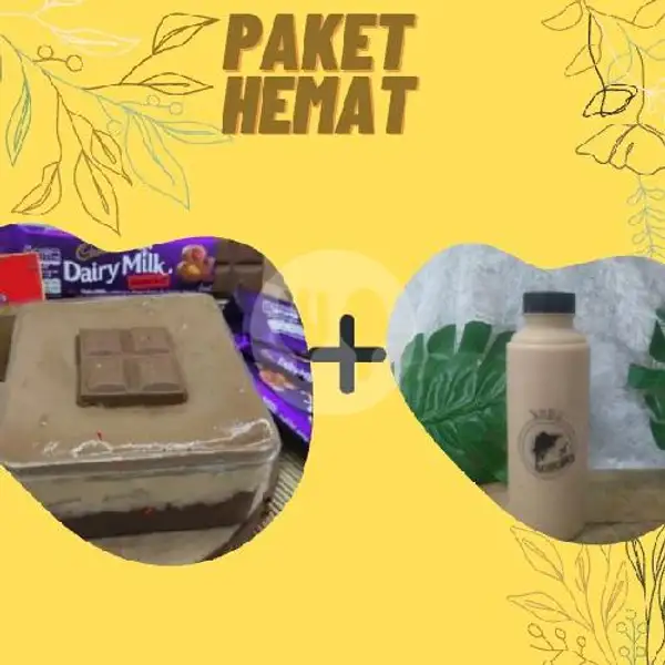 Paket Hemat Kopi Aren Latte + Dessert Cadbury | Kopi Sosialita & Desert Box