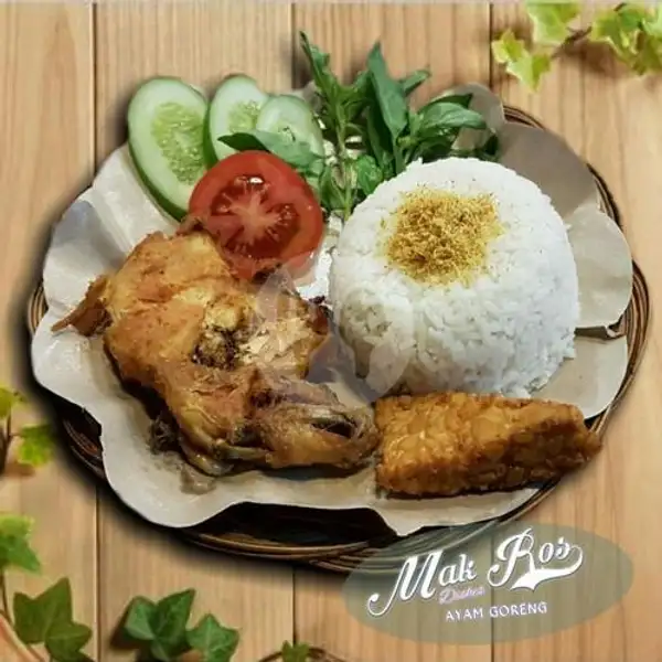Ayam Goreng Sambal Terasi (Gratis Nasi + Tahu / Tempe) | Mak Ros Bebek & Ayam (Goreng/Panggang), Senen