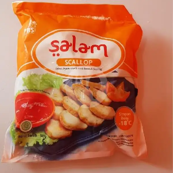 Ayam Scallop Salam 500 Gr | Rizky Frozen Food