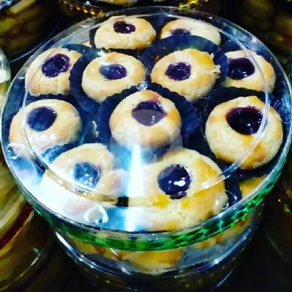 Kue Kering Selai Blueberry/s | Kue Ulang Tahun ARUL CAKE, Pasar Kue Subuh Senen