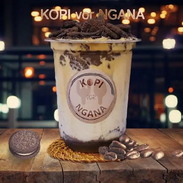 Oreo Vanilla Coffee Latte | Kopi Vor Ngana