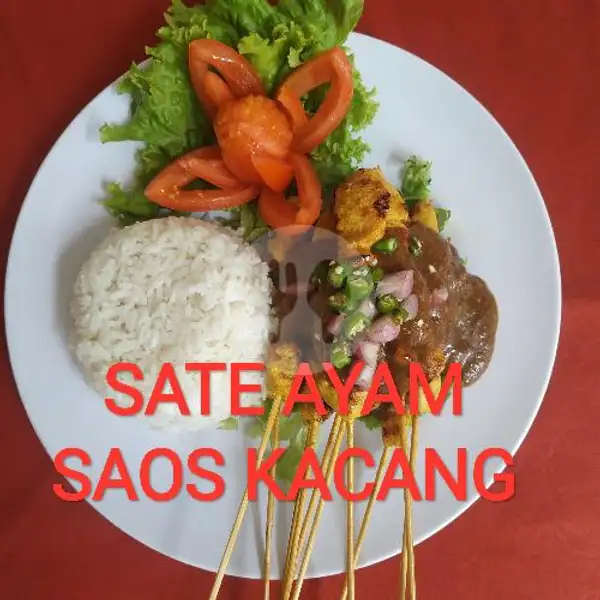 SATE. AYAM SAOS KACANG | Menu Kitchen Yo'Yo, Kecamatan Mengwi Kelurahan Dalung, Perum Priskila Taman Muli