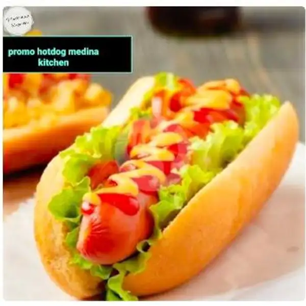 Hotdog Sosis | Roti Bakar Medina Kitchen, Cipondoh
