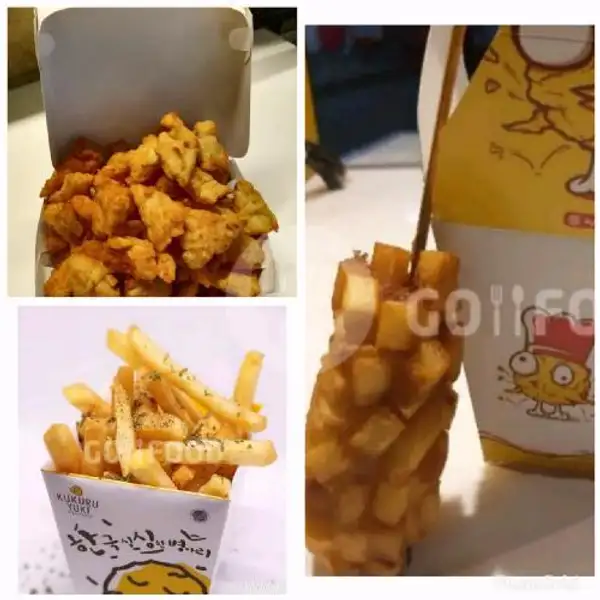 Paket Lengkap ( Chicken Crispy,French Fries Dan Crispy Skin  ) | Chicken Kukuruyuk, Gubeng
