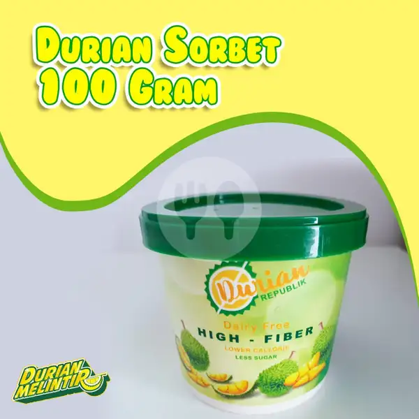 Durian Sorbet 100 Gram | Durian Melintir, Jetis Baru