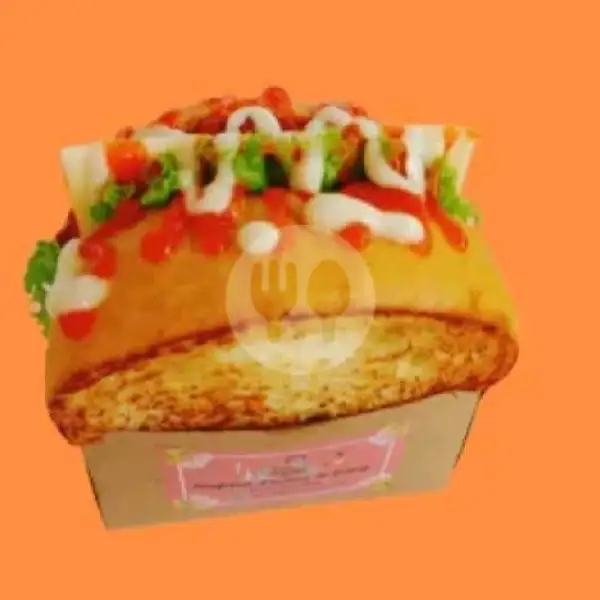 NJM TOAST Patty Chicken Cheese Sauce | Najma Toast & BBQ, Punggur
