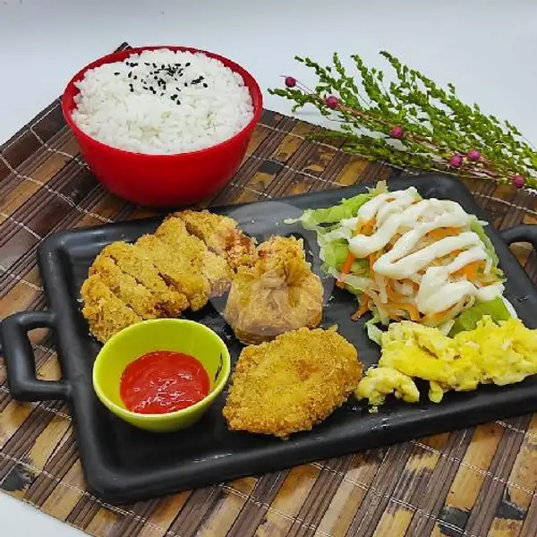 Bento Premium Set A | Kepiting Lobster - King Crab Seafood, Sudirman Street