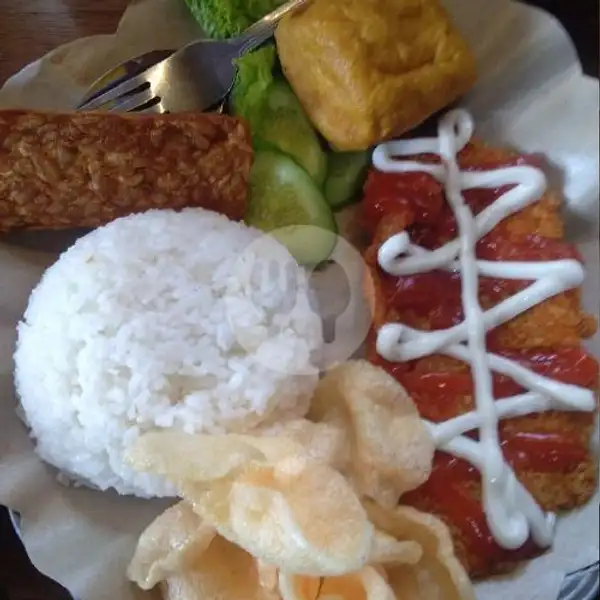 Paket Chiken Katsu Komplit | Nasi Goreng Mang Endin, Lembang