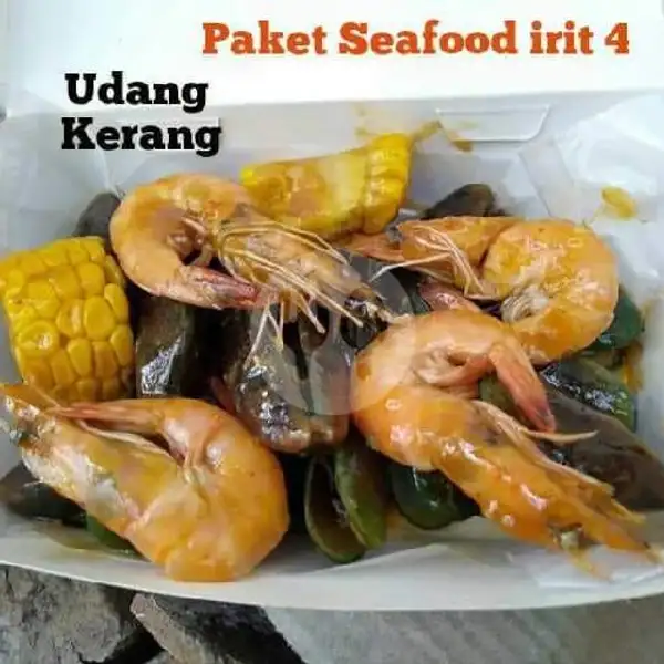 Paket Irit Udang + Kerang Ijo | Seafood Jontor Nia, Mulyorejo