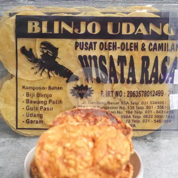 Paket Snack 2 Blinjo Udang Mentah Manis | Almond Crispy Wisata Rasa, Basuki Rahmat