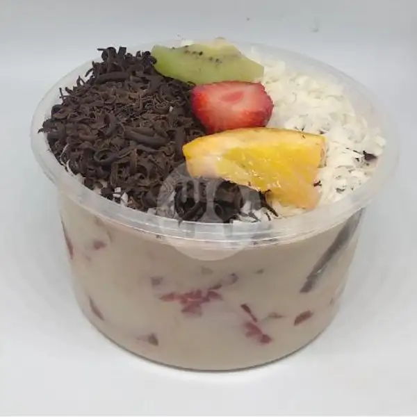Salad Saus Vanilla Latte 300ml Toping Coklat+Keju | Pudding & Salad Start, Imam Bonjol