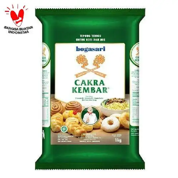 TEPUNG TERIGU CAKRA KEMBAR 1 KG | Frozen Food, Empek-Empek & Lalapan Huma, Pakis