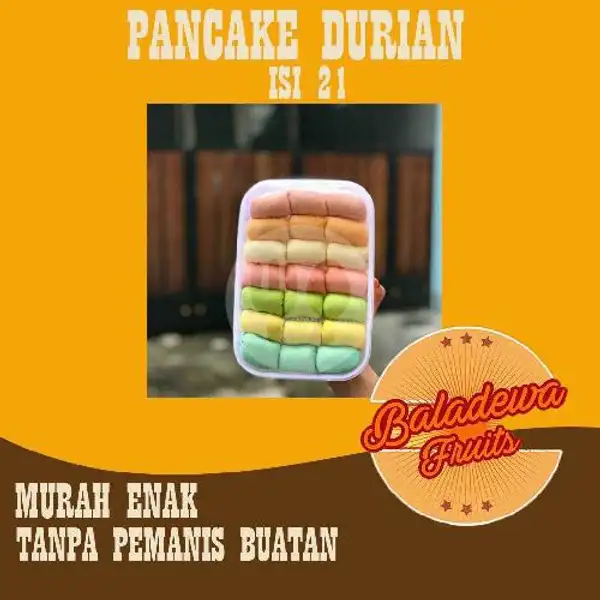 Pancake Durian Isi 21 | Baladewafruits, Gubeng