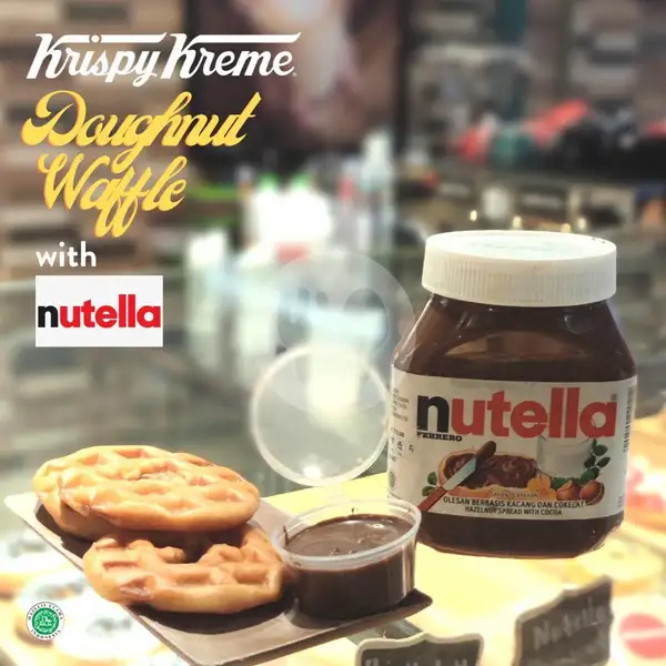 Doffle with Nutella | Krispy Kreme, Summarecon Mall Bekasi