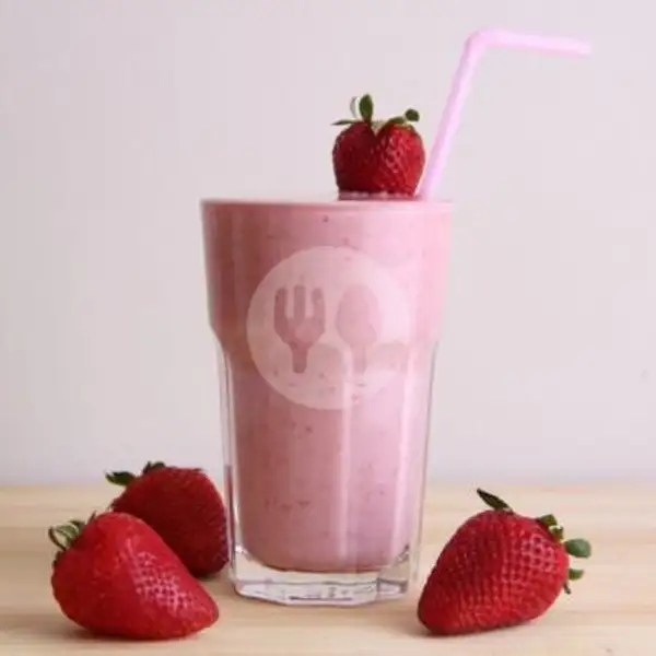 Ice Blender Strawberry | Pop Ice & Takoyaki Ruby, Tegalsari