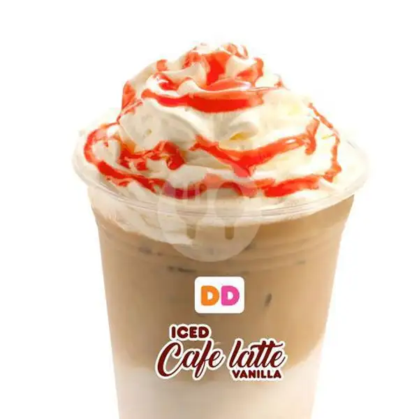 Cafe Latte Vanila (Ukuran M) | Dunkin' Donuts, Rest Area KM 57