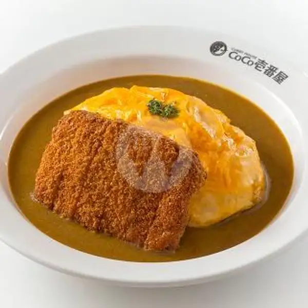 Chicken Cutlet Omelette Curry | Curry House Coco Ichibanya, Grand Indonesia