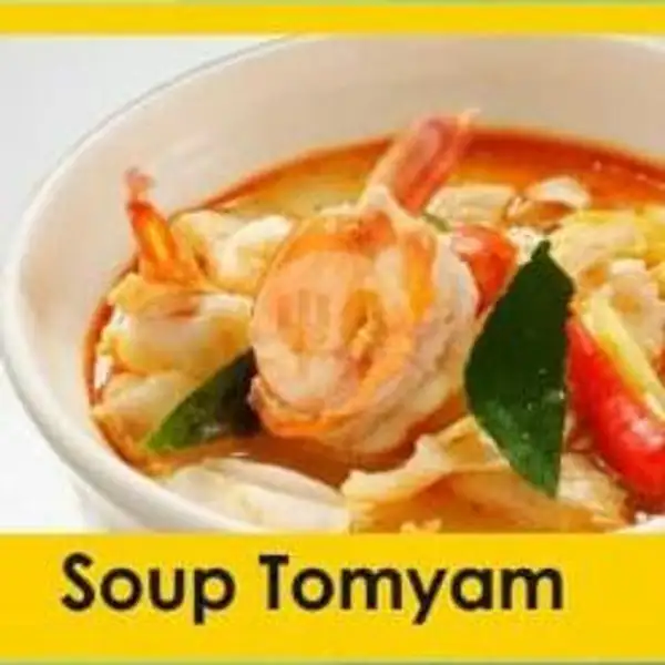 Soup Tomyam + Nasi | Soup Ikan ''AHONG'', Babastreet