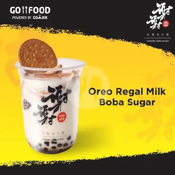 Oreo Regal Milk Boba Sugar | XIE-XIE Boba dan Jus Bonavia, Jatingaleh