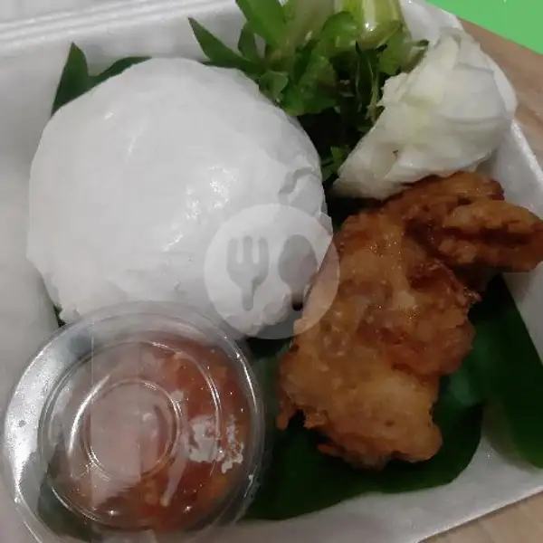 Ayam geprek + Nasi | Warung Lotek dan Gorengan Bu Watiyah, MT Haryono