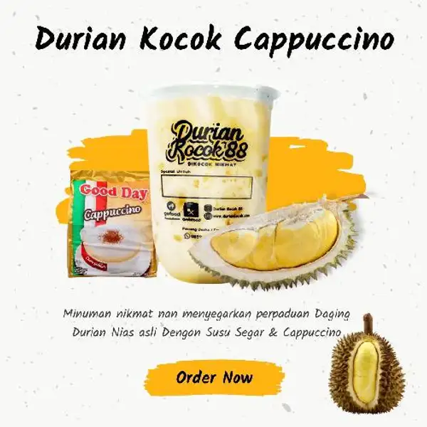 Durian Kocok Cappucino (L) | Ayam Penyet Mas Eko