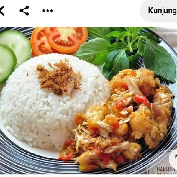 Ayam Geprek...freee Es Teh | Bakwan Kawi Bu Jarwani, Food Court UGM Baru