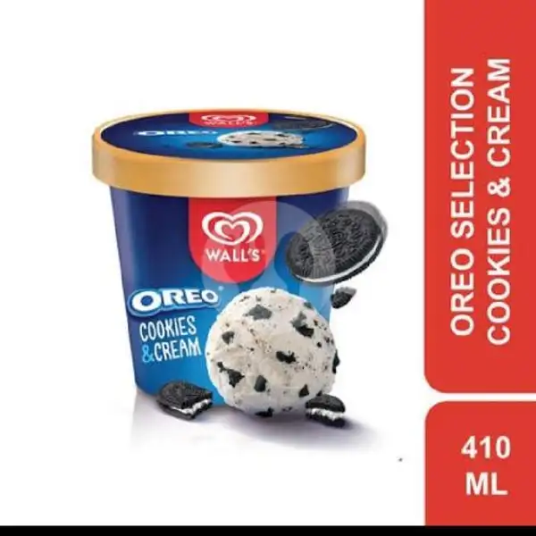 Walls Oreo Selection Cookies And Cream (Stok 4) | Rizqi Frozen Food