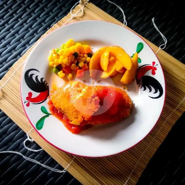Chicken Cordon Bleu | Queen Dimsum Suki & Steak, Antapani