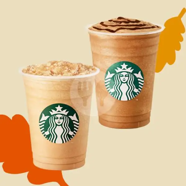Cocoa Oatmilk Frappuccino + Honey Coffee Frapp with Oatmilk | Starbucks, DP Mall Semarang