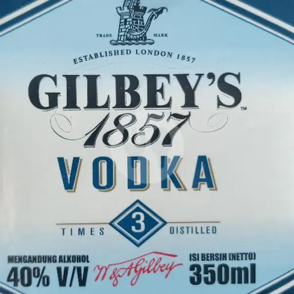 Gilbeys Vodka 350ml | Kedai 57 Yk, Gang Sartono