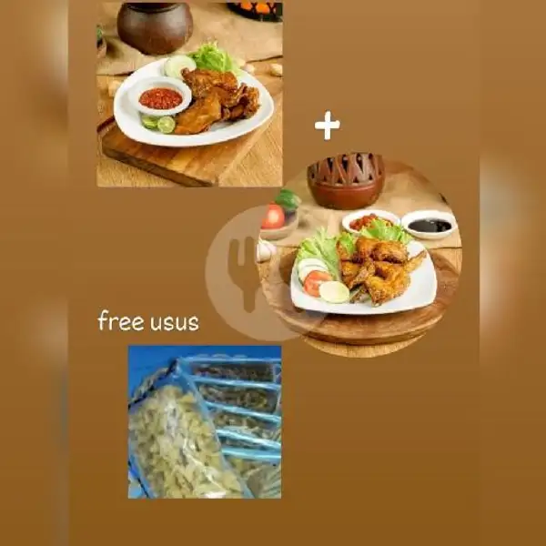 Paket 10 Potong Ayam Free Usus | RM Ayam Goreng Asli Pemuda, Tidar