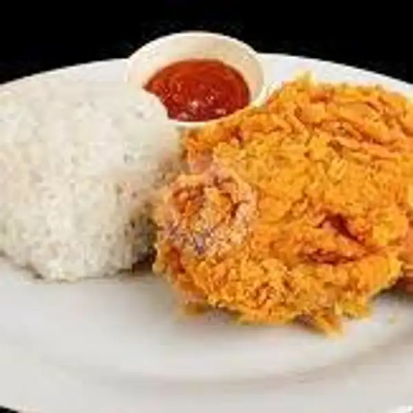 Paket Chiken03 Paha Atas + Nasi + Es The / Hangat | Ayam Geprek R3 Unnes, Sekaran