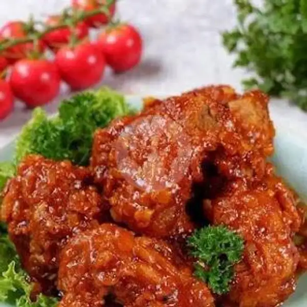 Ayam Goreng Saos Bbq | Ayam geprek incess, Gading Serpong