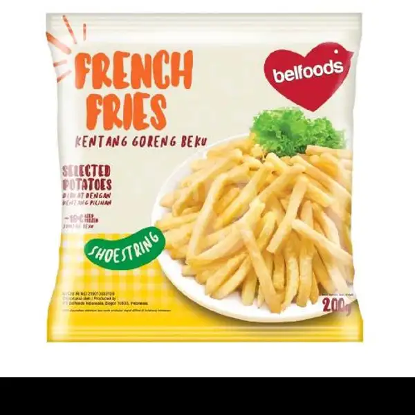 French Fries Bellfoods Berat 200gr ( Frozen ) | Dimsum Pempek Baso Aci Dan Frozen Food ADA,Bojong Pondok Terong