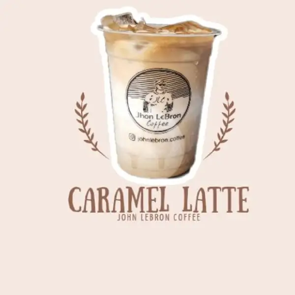 Ice Caramel Latte Dingin | John Lebron Coffee & Eatery, Bukit Tempayan