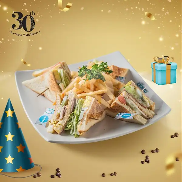 Signature Club Sandwich | Excelso Coffee, Level 21 Mall
