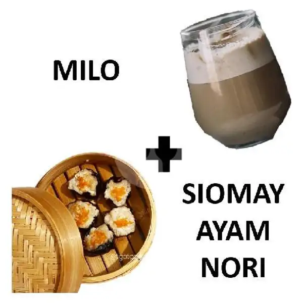 Siomay Ayam Nori + Milo | Nyamm Dimsum, Arcamanik