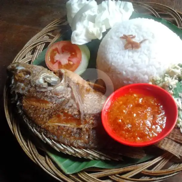 Paket Nasi Ikan Nila Goreng Sambal Dadakan Plus Lalaban | Kedai Bagus Wong Solo, Padalarang