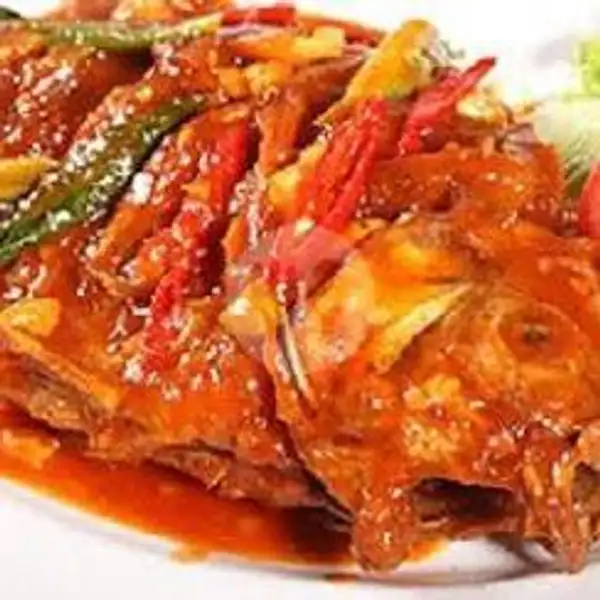 Ikan Saus Pedas | Lalapan Anugrah Jaya Kuliner 2, Denpasar